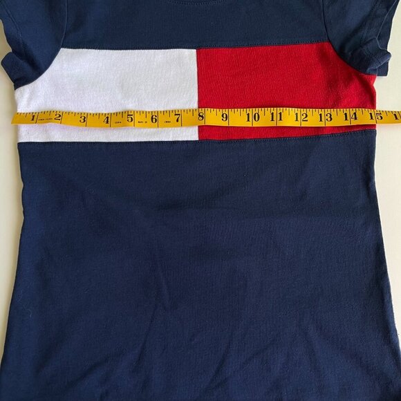 Tommy Hilfiger Tee Shirt Size 12/14 - Picture 6 of 6